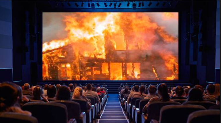 Кинотеатры хотят обязать рассказывать о пожарной безопасности перед сеансами